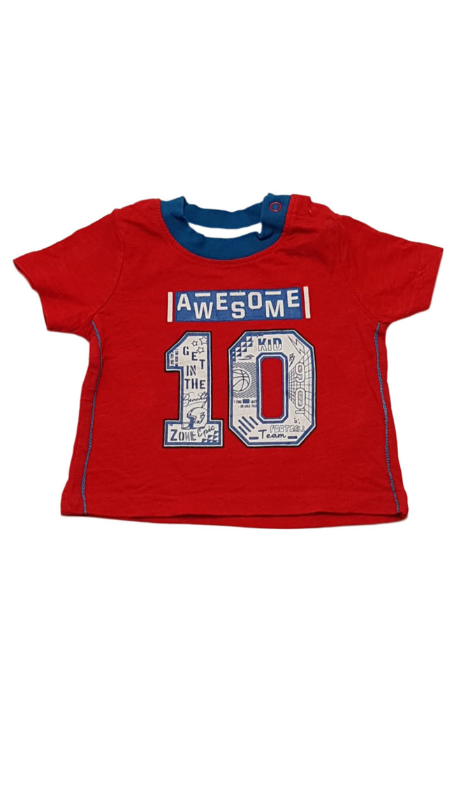 ÚJ MINI REBEL VÁLLRÉSZNÉL PATENTOS KISFIÚ PÓLÓ 68 Hover Image