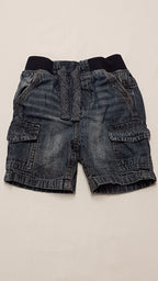 REBEL VAGÁNY,KOPTATOTT,KISFIÚ RÖVID FARMERNADRÁG 86