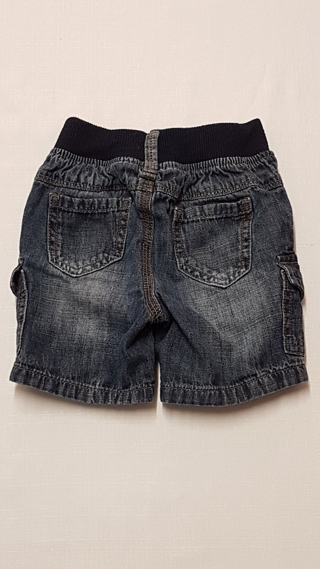 REBEL VAGÁNY,KOPTATOTT,KISFIÚ RÖVID FARMERNADRÁG 86 Main Image