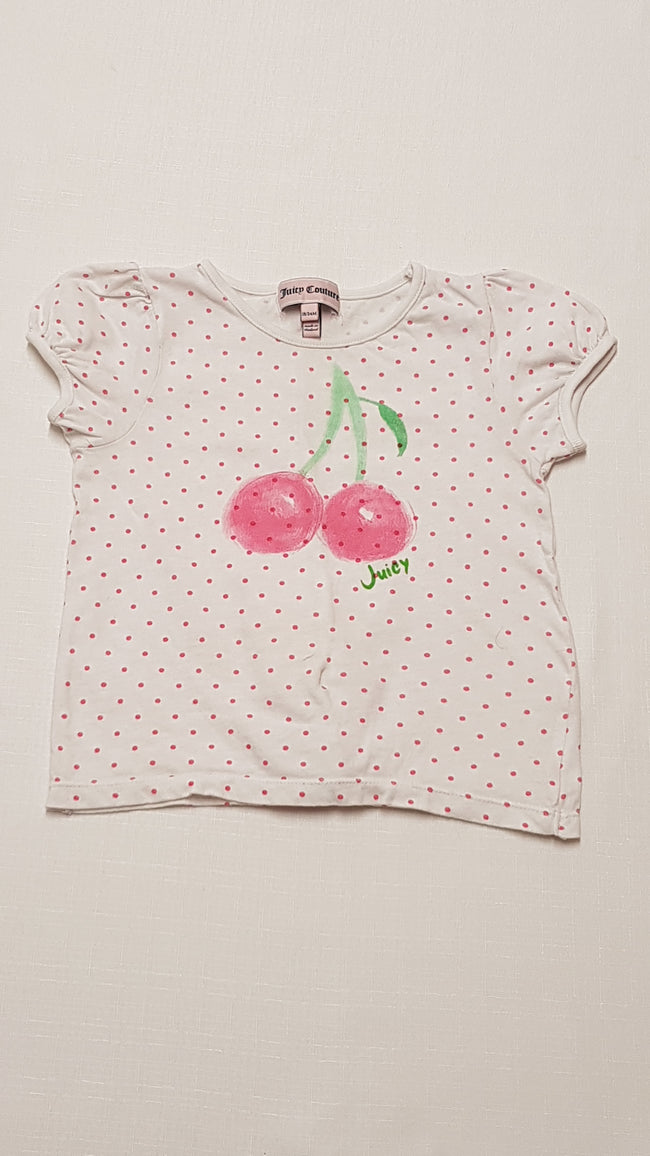 JUICA COUTURE CSERESZNYÉS KISLÁNY PÓLÓ 86-92 Hover Image