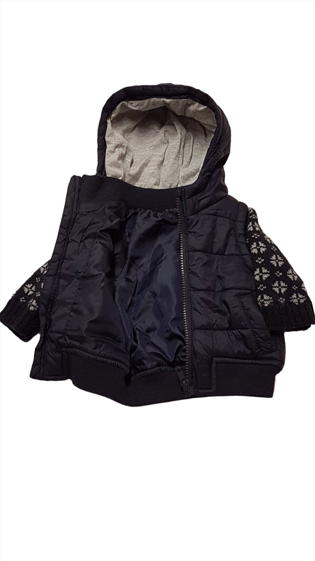 MATALAN SÖTÉTKÉK,PILLE KÖNNYŰ,STEPPELT KISFIÚ KABI 50-56 Main Image