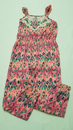 ÚJ GEORGE SZÍNES KÖVES-SZÍNŰ,LENGE KISLÁNY PLAYSUIT 122-128