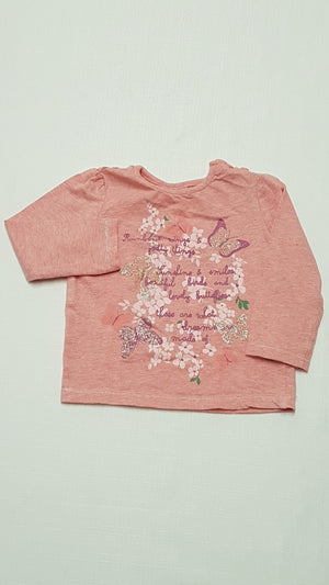 F&F KIDS FELIRATOS,CSILLÁMPOROS KISLÁNY FELSŐ 74