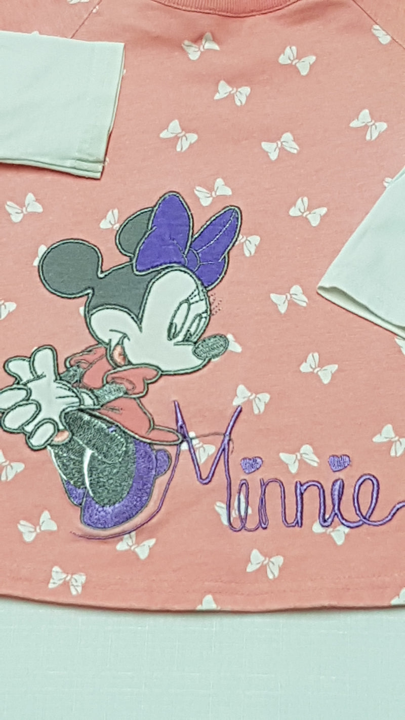 GEORGE DISNEY MINNIE MOUSE TÜNDÉRI KISLÁNY TUNIKA FELSŐ 74-80