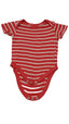 MINI CLUB PIROS-FEHÉR CSÍKOS KISLÁNY BODY 80