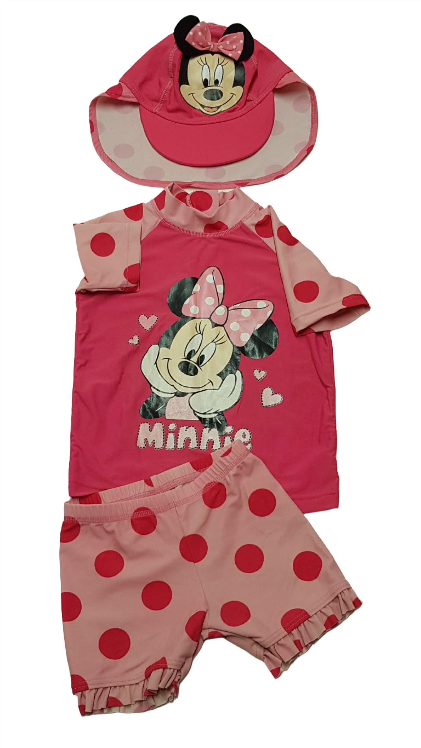 MINI CLUB ÉDI-BÉDI MINIE MOUSE KISLÁNY FÜRDŐRUHA SZETT 92