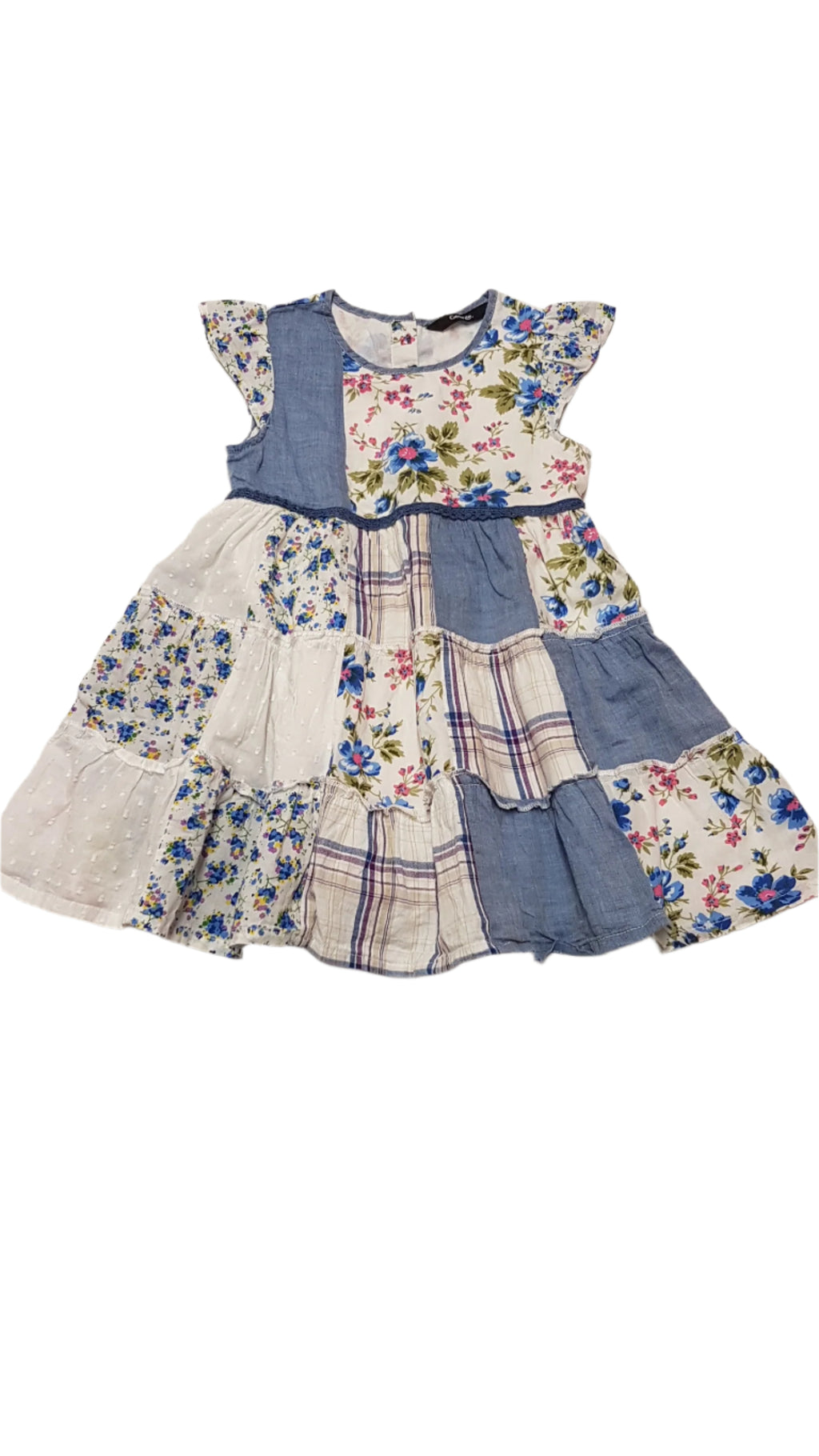 GEORGE KOCKÁS,VIRÁGOS,CSINI KISLÁNY RUHA 86-92