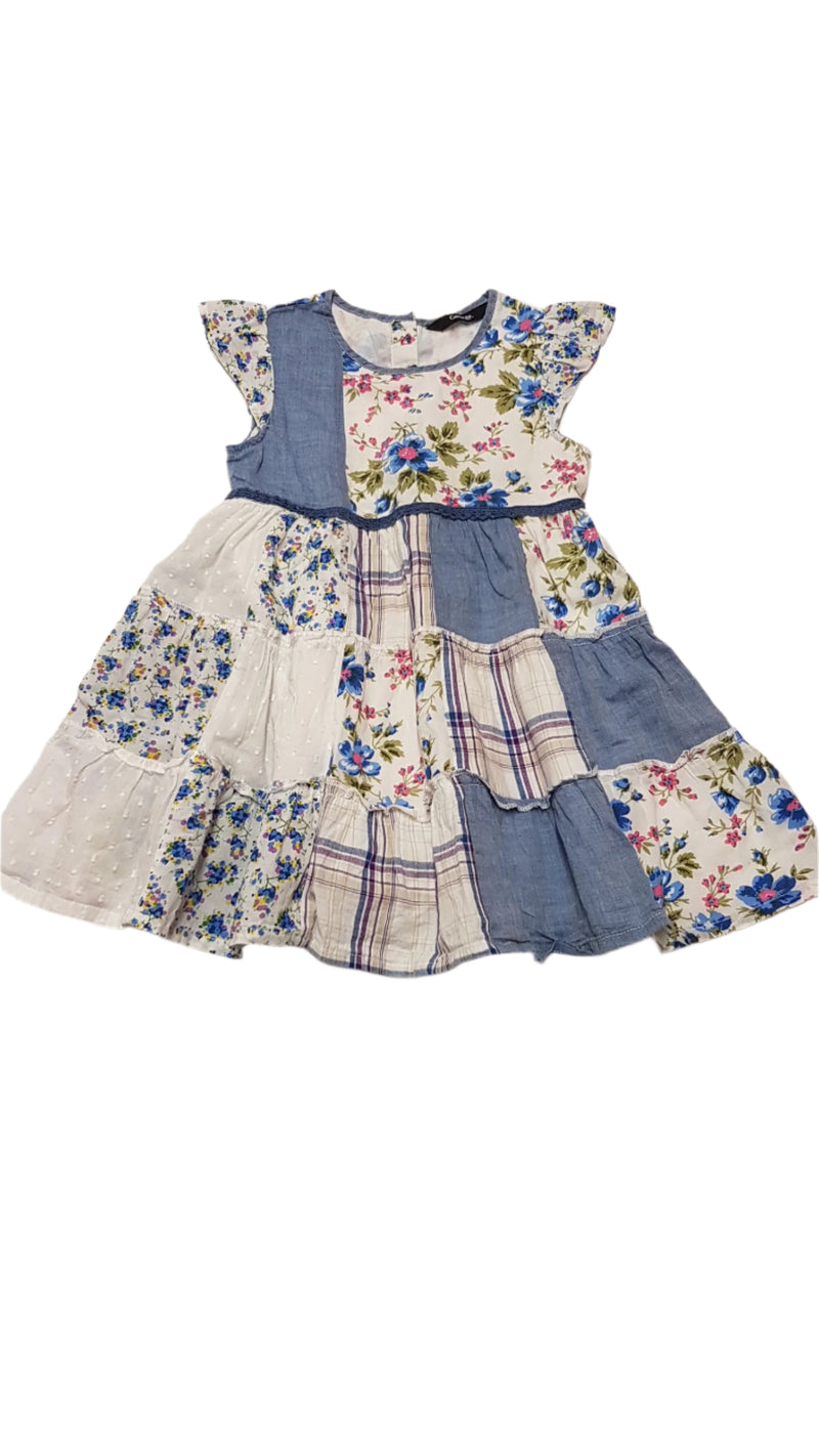 GEORGE KOCKÁS,VIRÁGOS,CSINI KISLÁNY RUHA 86-92