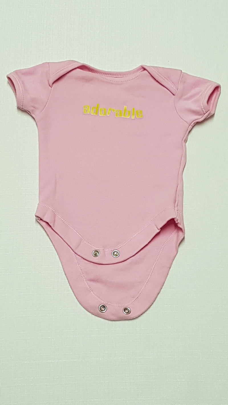 GEORGE ADORABLE FELIRATÚ KISLÁNY CUKI BODY 50-56