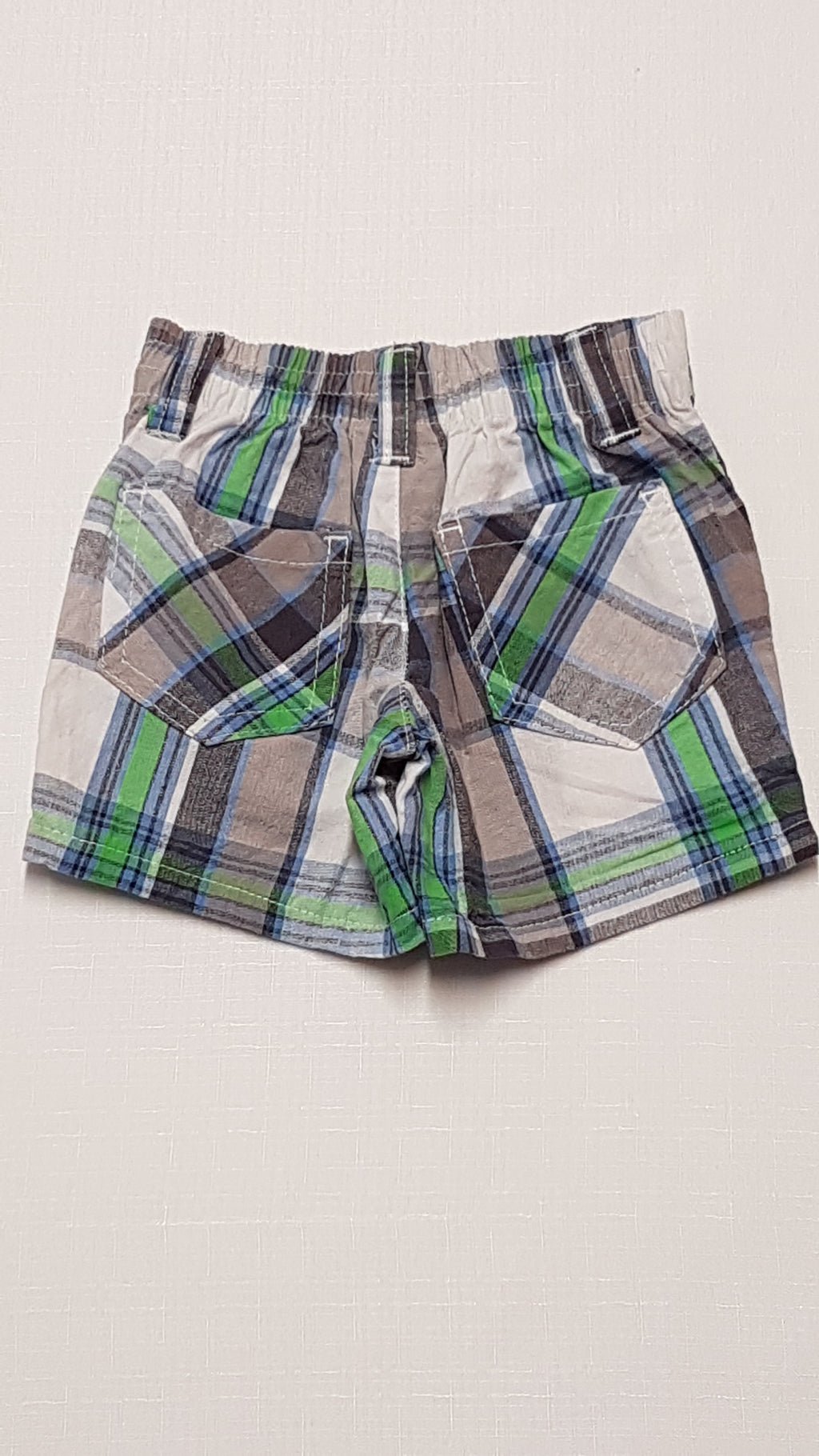U.S. POLO DESIGNER PRÉMIUM MINŐSÉGŰ KISFIÚ KOCKÁS RÖVIDNADRÁG,GUMIS DERÉKRÉSSZEL 68