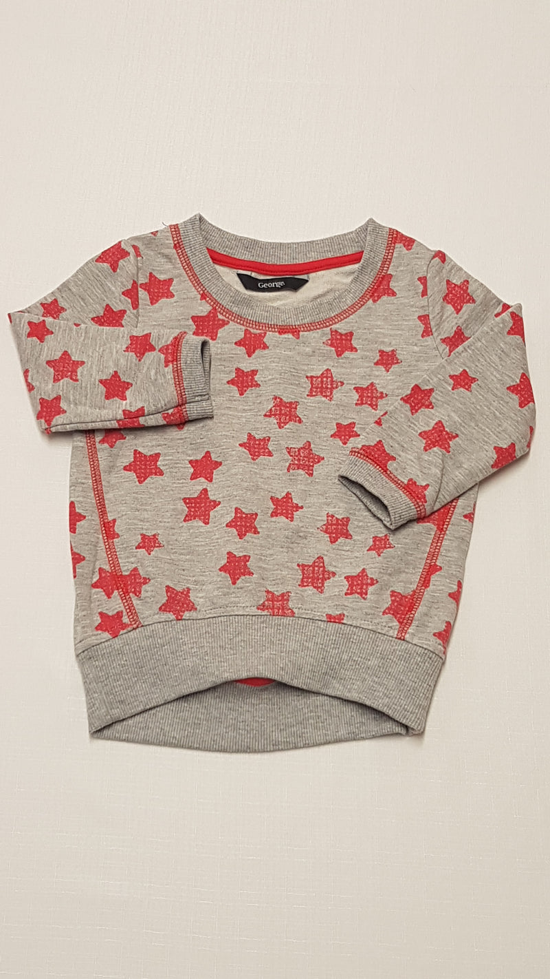 GEORGE CSILLAGMINTÁS KISLÁNY PULÓVER 74-80