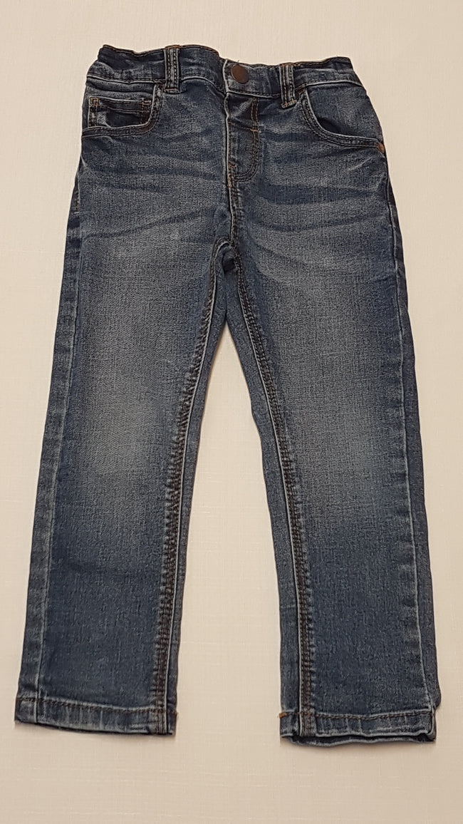 NEXT KOPTATOTT,VAGÁNY KISFIÚ FARMERNADRÁG 98 Hover Image