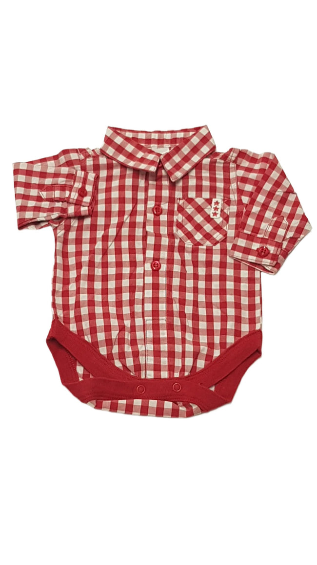 NEXT BABY KOCKÁS,ELEGÁN KISFIÚ ING BODY 56-62 Hover Image