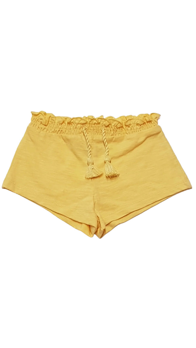 ÚJ RIVER ISLAND EXTRAMINŐSÉGŰ,FODROS,RÁNCOLT KISLÁNY NAPSÁRGA PAMUTNACI 74 Hover Image