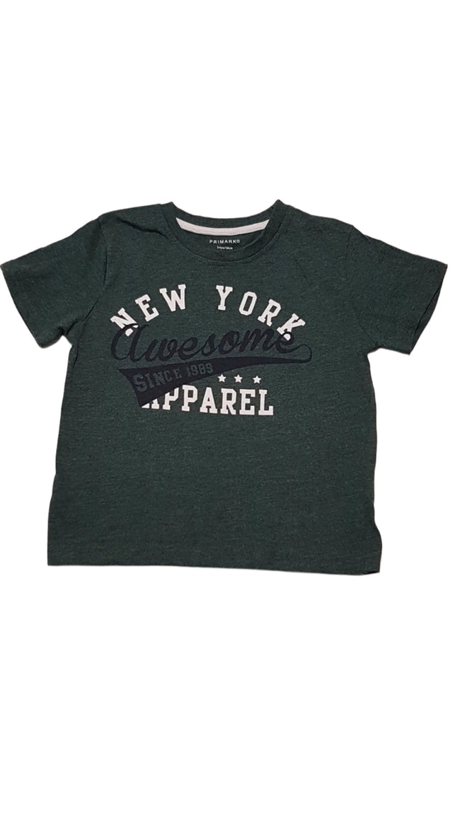 PRIMARK NEW YORK FELIRATÚ KISFIÚ PÓLÓ 104 Hover Image