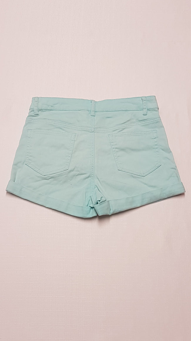 H&M MENTA SZÍNŰ,TRENDI KISLÁNY FARMER RÖVIDNACI 152 Main Image