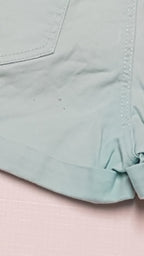 H&M MENTA SZÍNŰ,TRENDI KISLÁNY FARMER RÖVIDNACI 152