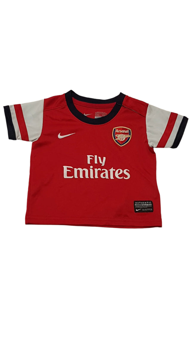 NIKE EREDETI ARSENAL KISFIÚ FOOTBALL MEZ,VÁLL RÉSZNÉL TÉPŐZÁRAS  68 Hover Image
