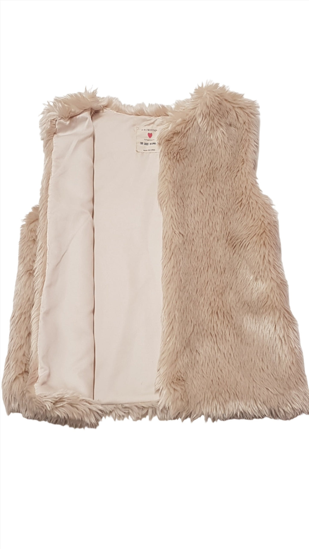 PRIMARK TRENDI KISLÁNY SZŐRME MELLÉNY 122