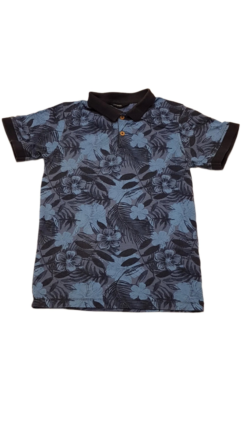 GEORGE GOMBOS,GALLÉROS,VIRÁGMINTÁS ,LAZA KISFIÚ PÓLÓ 128-134