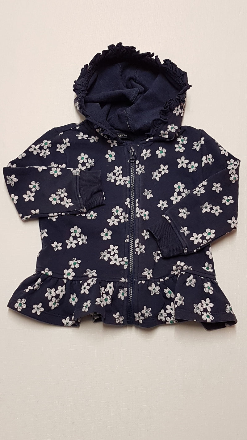 GEORGE FODROS,KAPUCNIS,CIPZÁROS,MARGARÉTA VIRÁGOS KISLÁNY PULÓVER 92-98