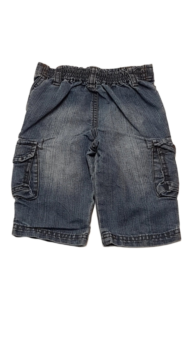 CHEROKEE KÉTOLDALT ZSEBES,KOPTATOTT KISFIÚ FARMER RÖVIDNADRÁG,GUMIS DERÉKRÉSSZEL 68 Main Image