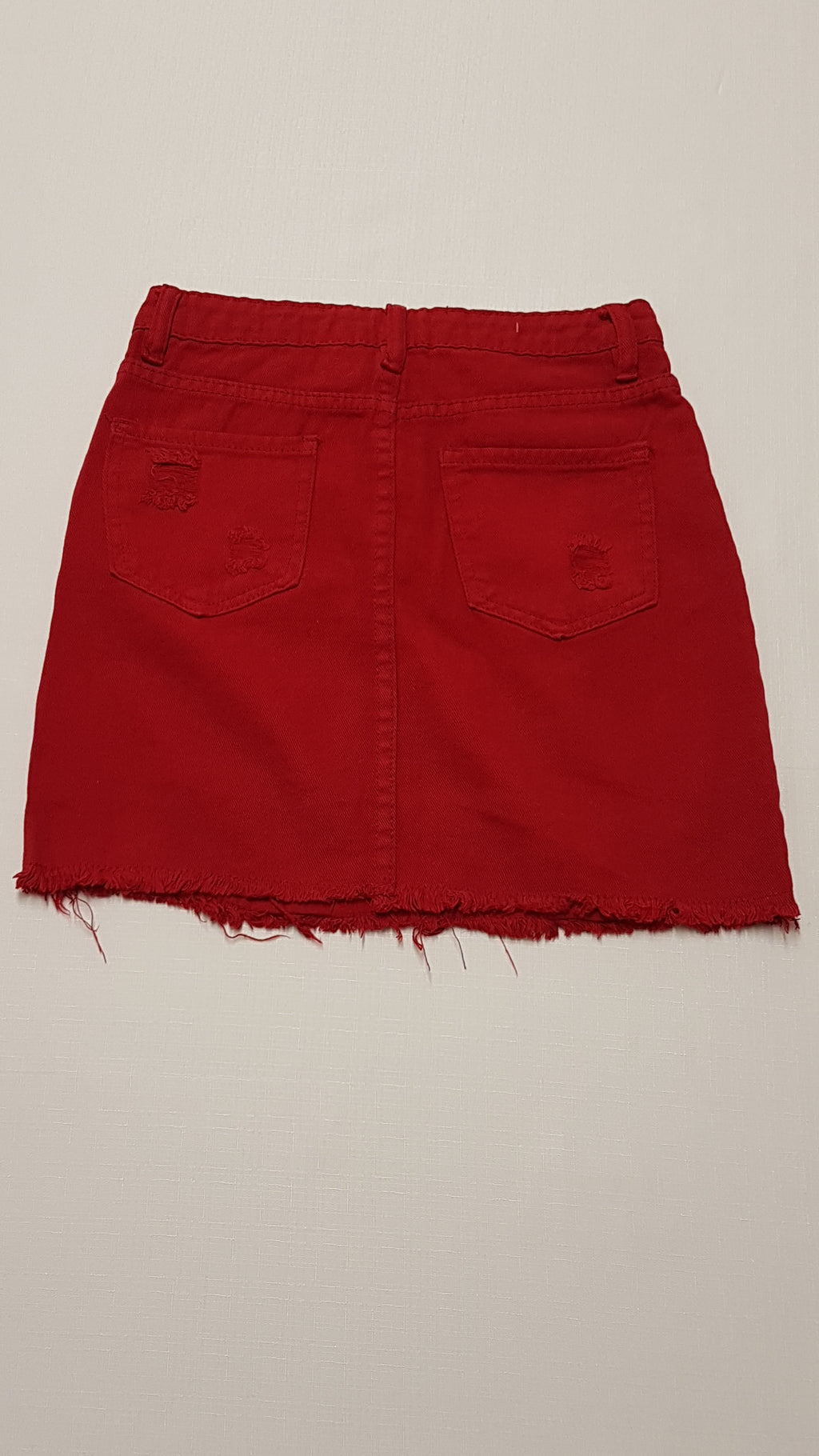 DENIM CLUB TRENDI, PIROS FARMERSZOKNYA