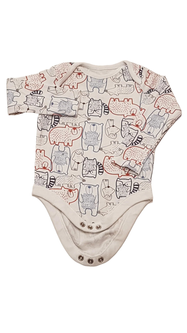 F&F KIDS ÁLLATFIGURÁS KISFIÚ BODY 68 Hover Image