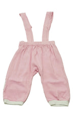 BABS ARANYOS FIGURÁS,RÓZSASZÍN KANTÁROS PAMUT KISLÁNY NACI 62-68