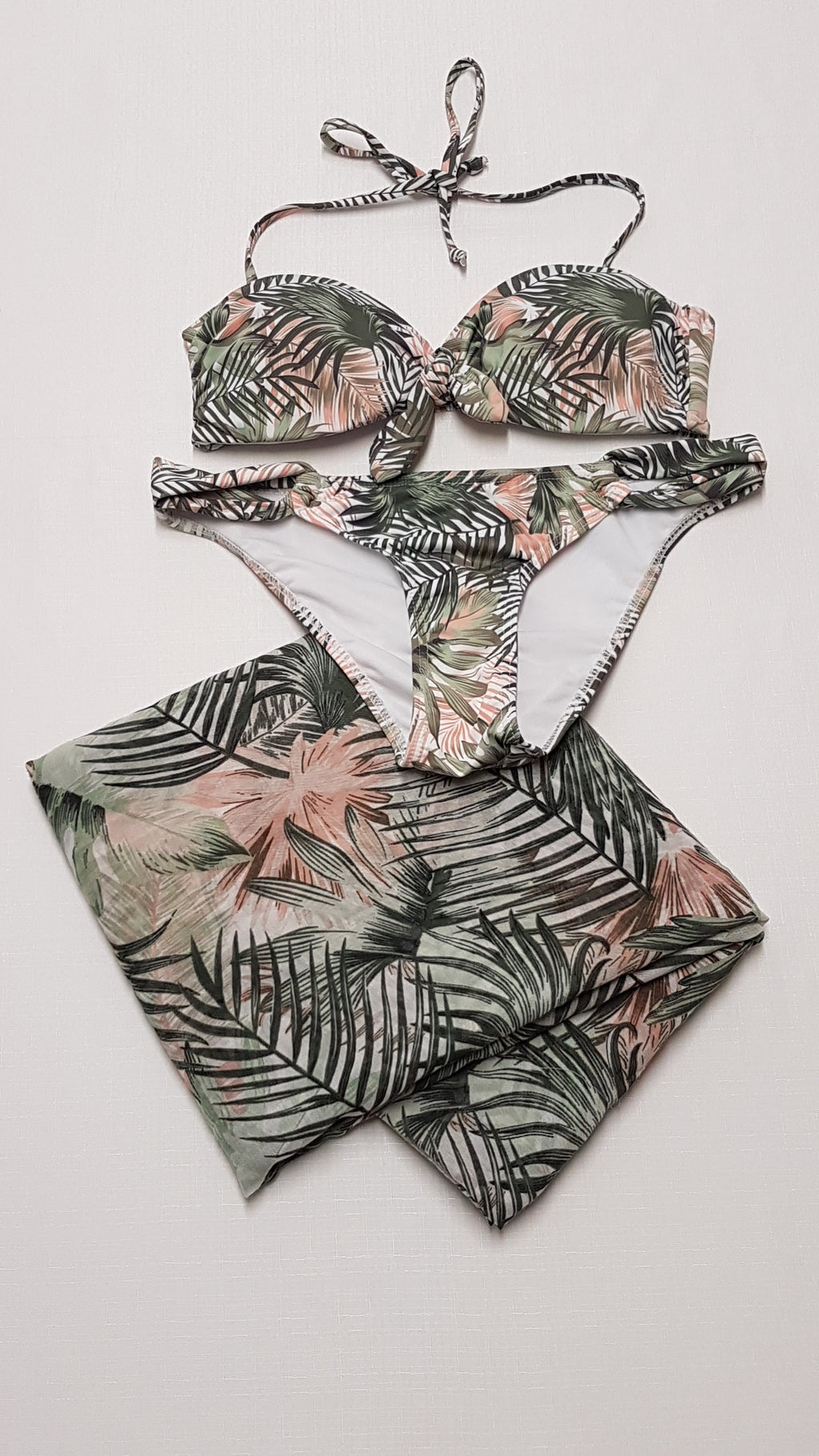 PRIMARK CSAJOS,PÁLMAFÁS KISLÁNY BIKINI,HOZZÁ ILLŐ STRANDKENDŐVEL 164-176