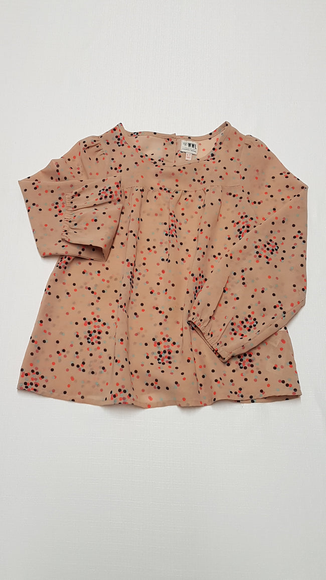 ÚJ M&S TUNIKA FAZONÚ,LENGE KISLÁNY BLÚZ 122 Hover Image