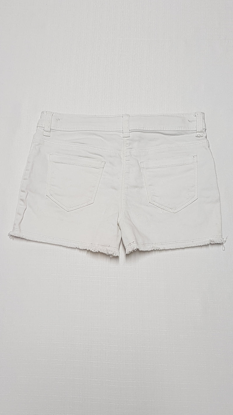 GEORGE CSINI,SZÍNES VIRÁGOS,FLITTERES,FEHÉR KISLÁNY FARMERNADRÁG,ÁLLÍTHATÓ GUMIS DERÉKRÉSSZEL 128-134