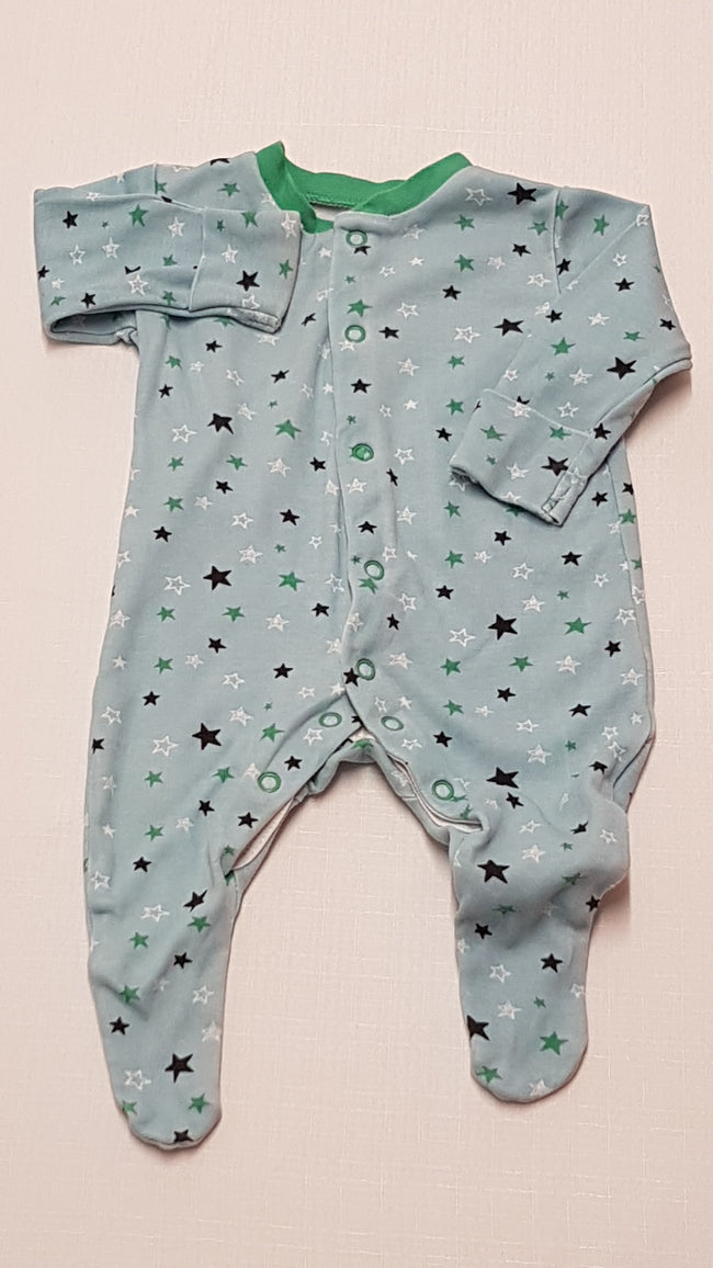 TU SZÍNES,CSILLAGMINTÁS KISFIÚ RUGI 56 Hover Image