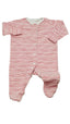 PRIMARK BABY PIROS-FEHÉR CSÍKOS KISLÁNY RUGI 62