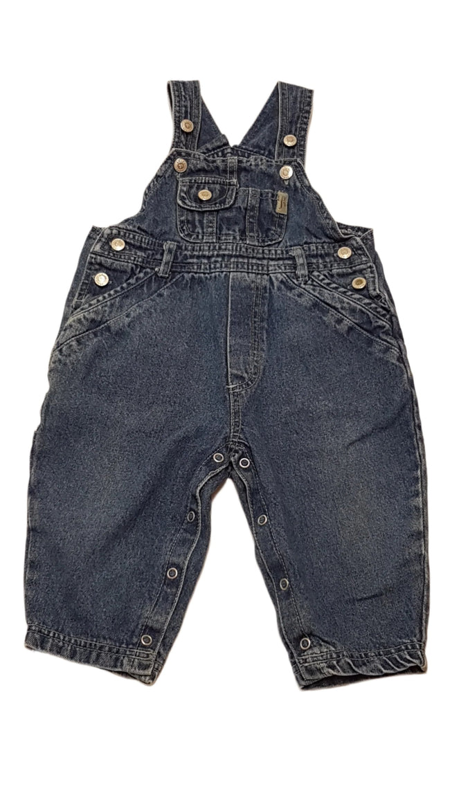 ADAMS JEANS KIDS VAGÁNY,KANTÁROS,LÁBRÉSZNÉL VÉGIG PATENTOS  KISFIÚ FARMERNADRÁG 80 Hover Image
