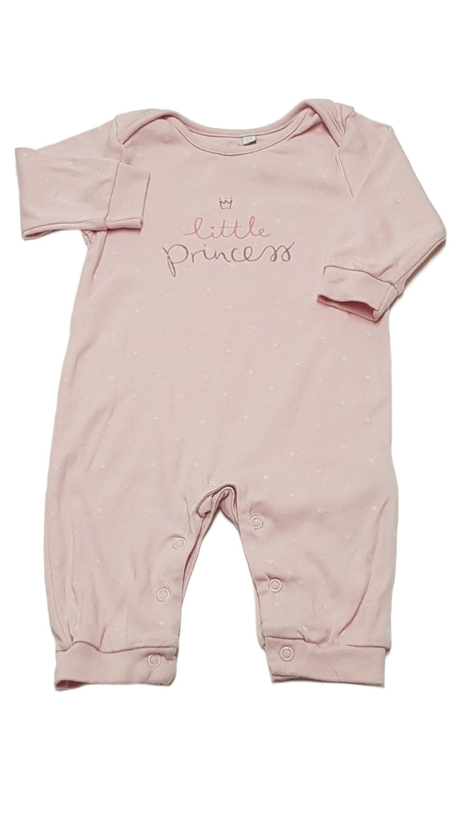 BLUEZOO LITTLE PRINCESS FELIRATÚ,LÁBFEJ NÉLKÜLI KISLÁNY RUGI 68 Hover Image