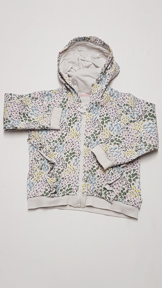 MATALAN CIPZÁROS,KAPUCNIS, SZÍNES APRÓ MINTÁS KISLÁNY PULÓVER 104 Hover Image