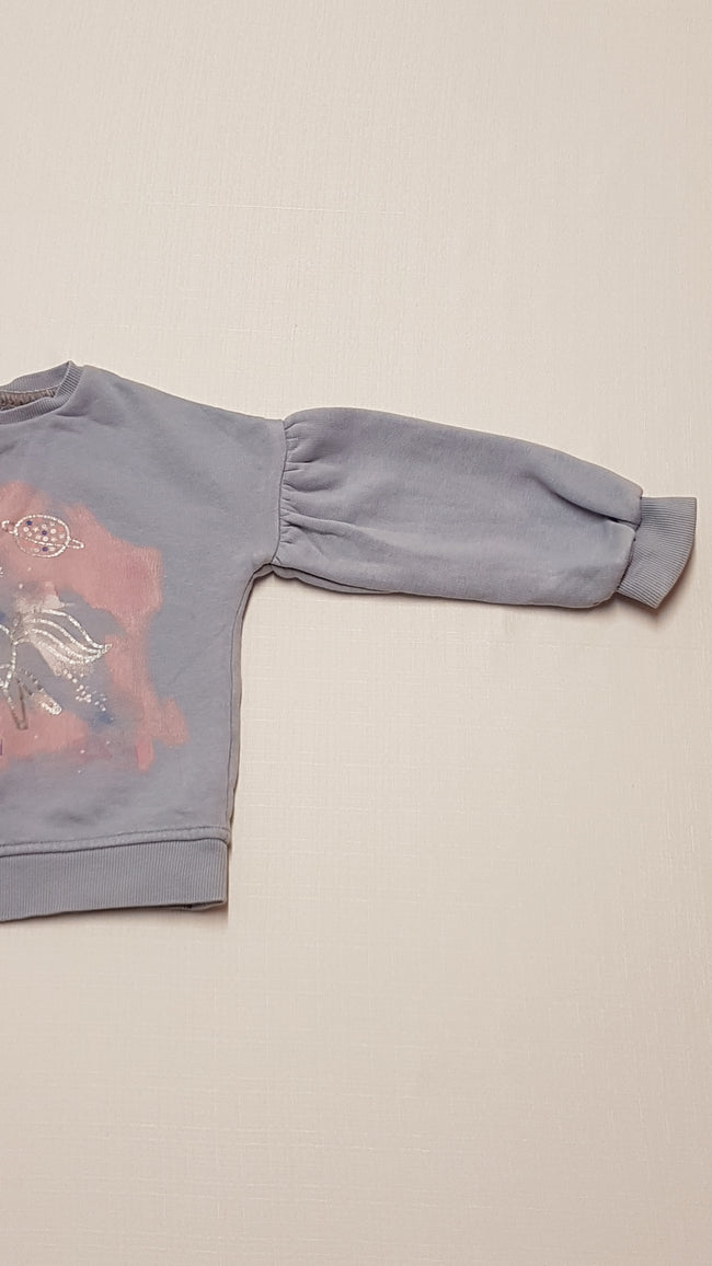 M&S UNICORNOS KISLÁNY PULÓVER 104 Main Image