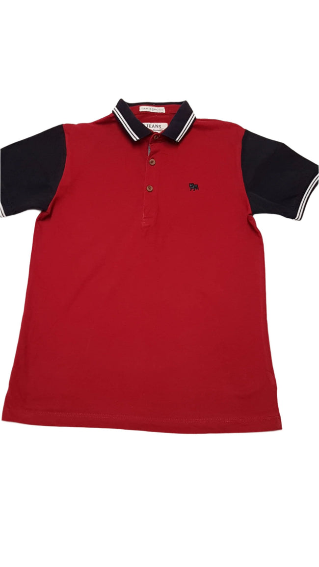 JASPER J CONRAN GOMBOS,GALLÉROS,ELEGÁNS KISFIÚ DIVAT PÓLÓ 140 Hover Image