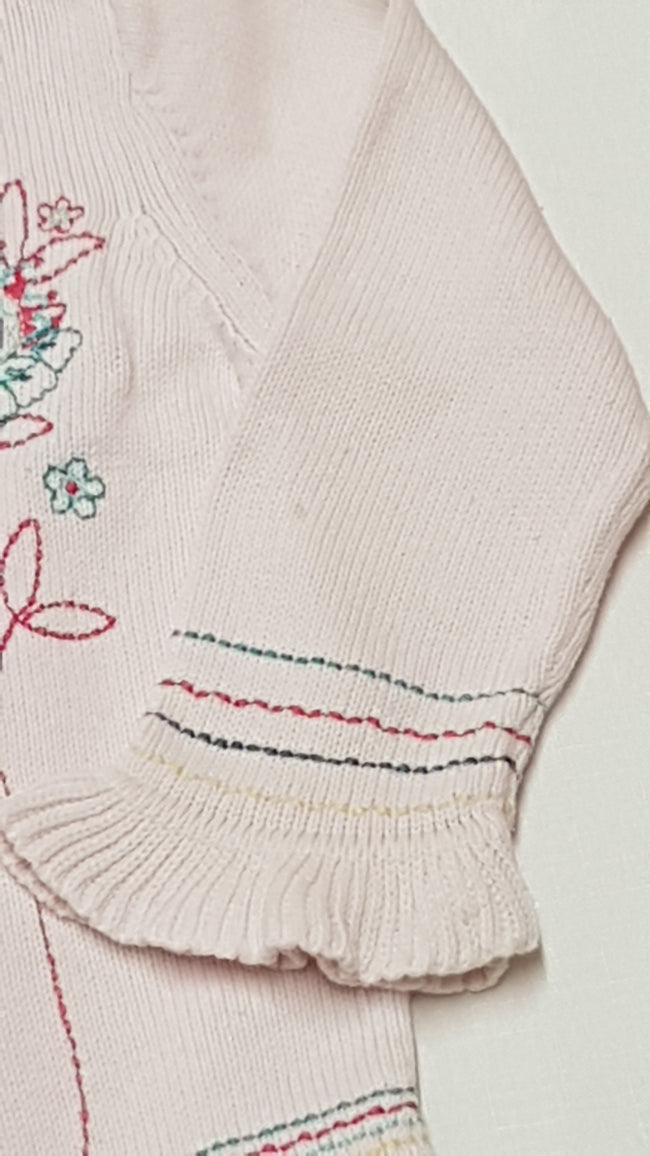 DEBENHAMS HÍMZETT,VIRÁGOS,SZÍNES,GOMBOS,KÖTÖTT KARDIGÁN 92 Main Image