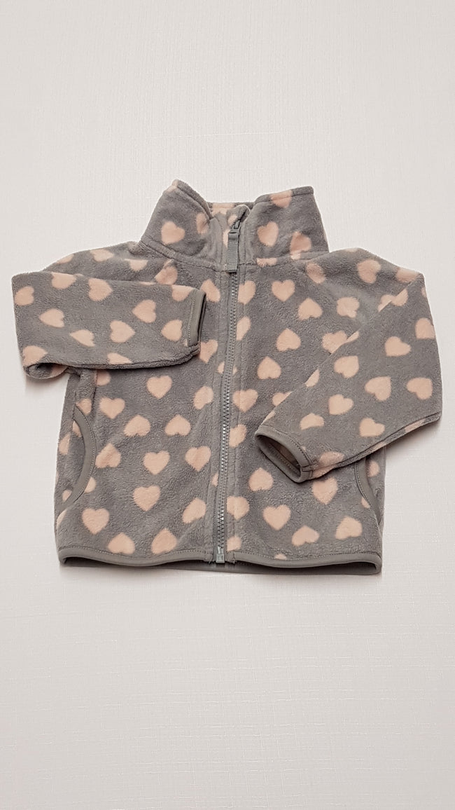 PRIMARK WELLSOFT,SZÍVECSKÉS,CIPZÁROS,THERMO KISLÁNY PULÓVER 92 Hover Image