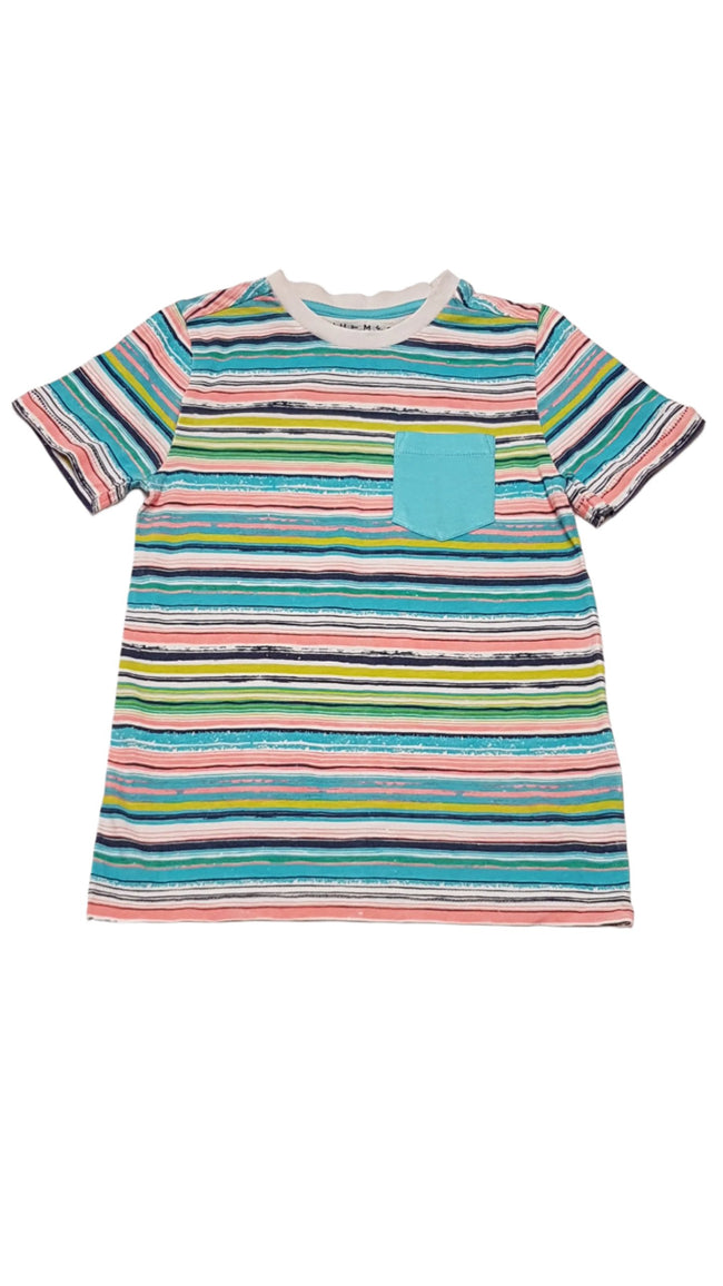 NUTMEG SZÍNES VÉKONY CSÍKOS KISFIÚ PÓLÓ 110 Hover Image