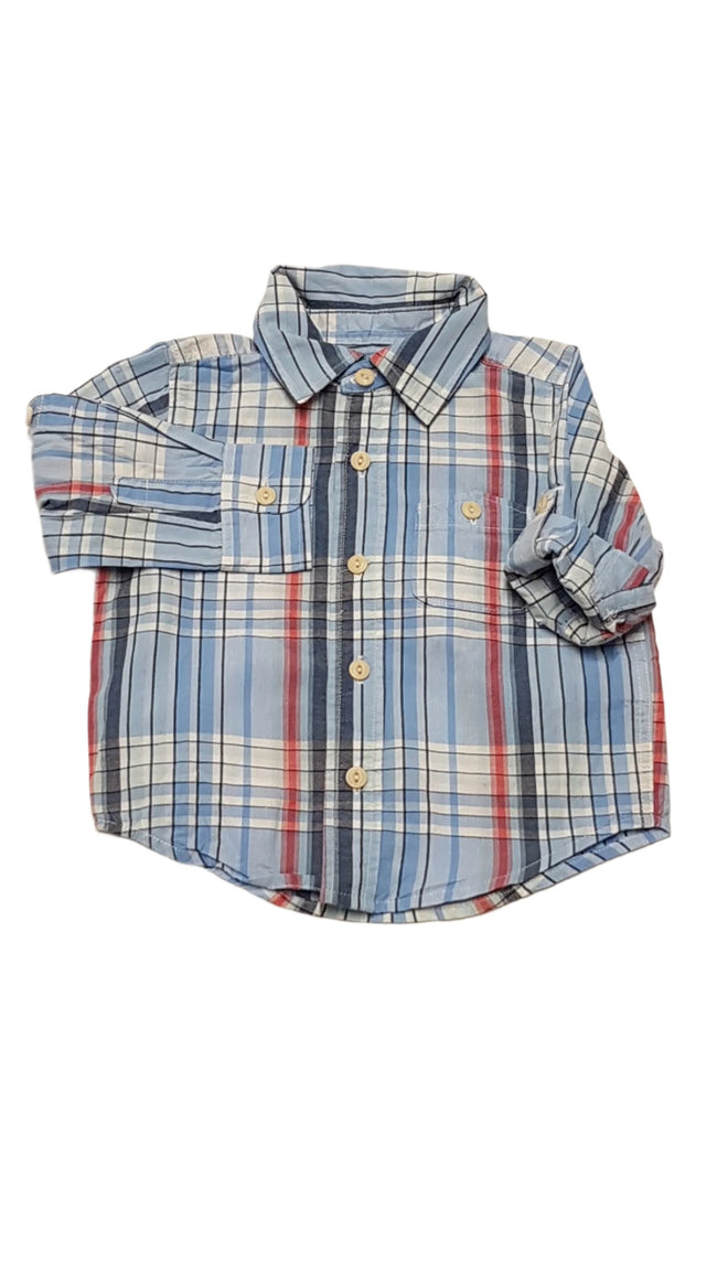 BABY GAP MINŐSÉGI,ELEGÁNS KISFIÚ ING 80 Hover Image