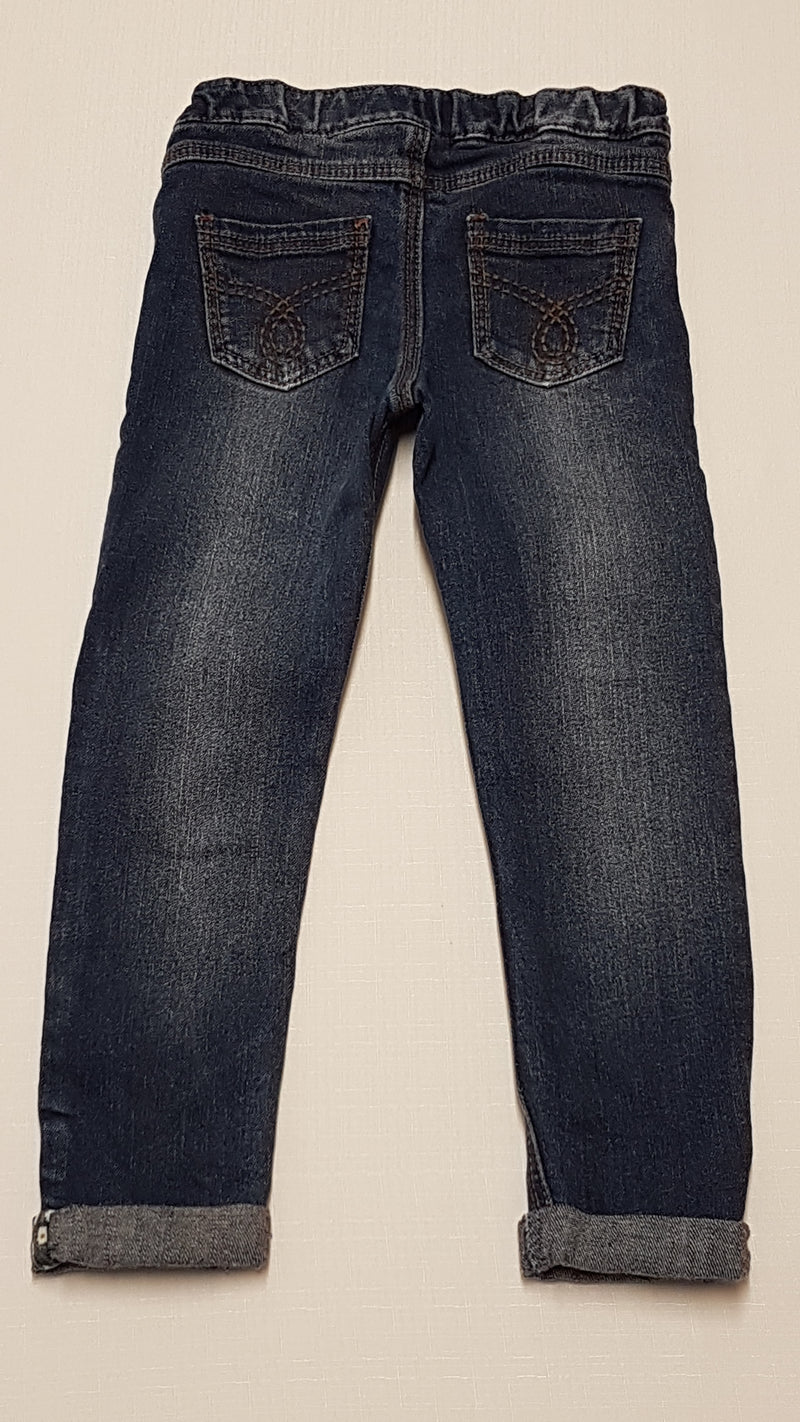 F&F KIDS TRENDI,CSAJOS KISLÁNY FARMERNADRÁG,ÁLLÍTHATÓ GUMIS DERÉKRÉSSZEL 104