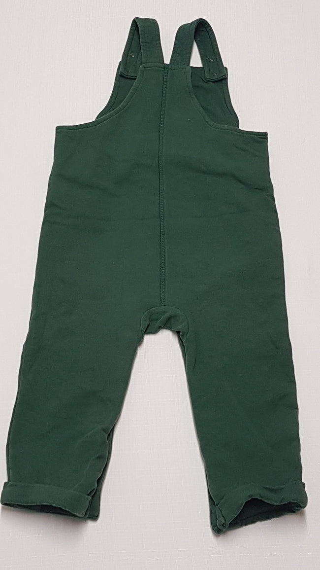 M&S ZÖLD SZÍNŰ,KANTÁROS,MACKÓ FEJES,PAMUT KISFIÚ NACI 80-86 Main Image
