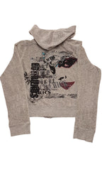 RIVER ISLAND KÖVES,CSILLOGÓS,CSAJOS,KAPUCNIS KISLÁNY PULÓVER 164-176