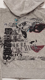RIVER ISLAND KÖVES,CSILLOGÓS,CSAJOS,KAPUCNIS KISLÁNY PULÓVER 164-176