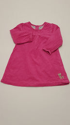 MOTHERCARE CIKLÁMEN SZÍNŰ,PUHA TAPINTÁSÚ,MIKRÓBÁRSONY KISLÁNY RUHA 92