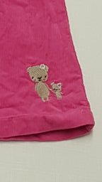 MOTHERCARE CIKLÁMEN SZÍNŰ,PUHA TAPINTÁSÚ,MIKRÓBÁRSONY KISLÁNY RUHA 92