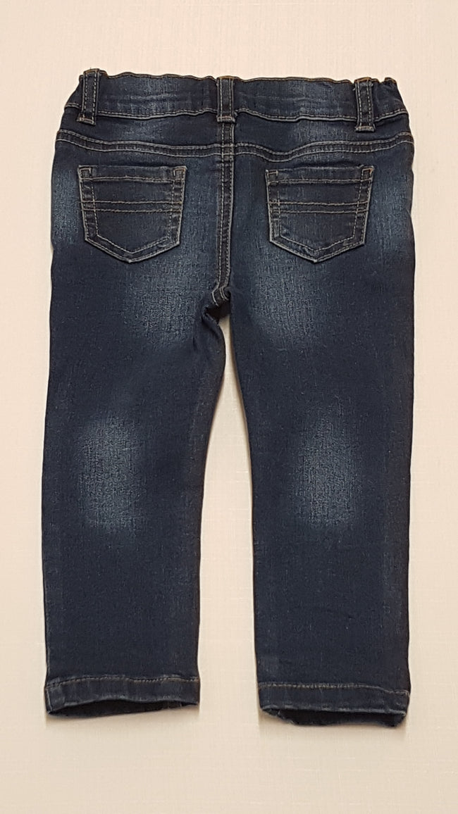 DENIM CO. KOPTATOTT MINŐSÉGI KISFIÚ FARMERNADRÁG,ÁLLÍTHATÓ GUMIS DERÉKRÉSSZEL 86 Main Image